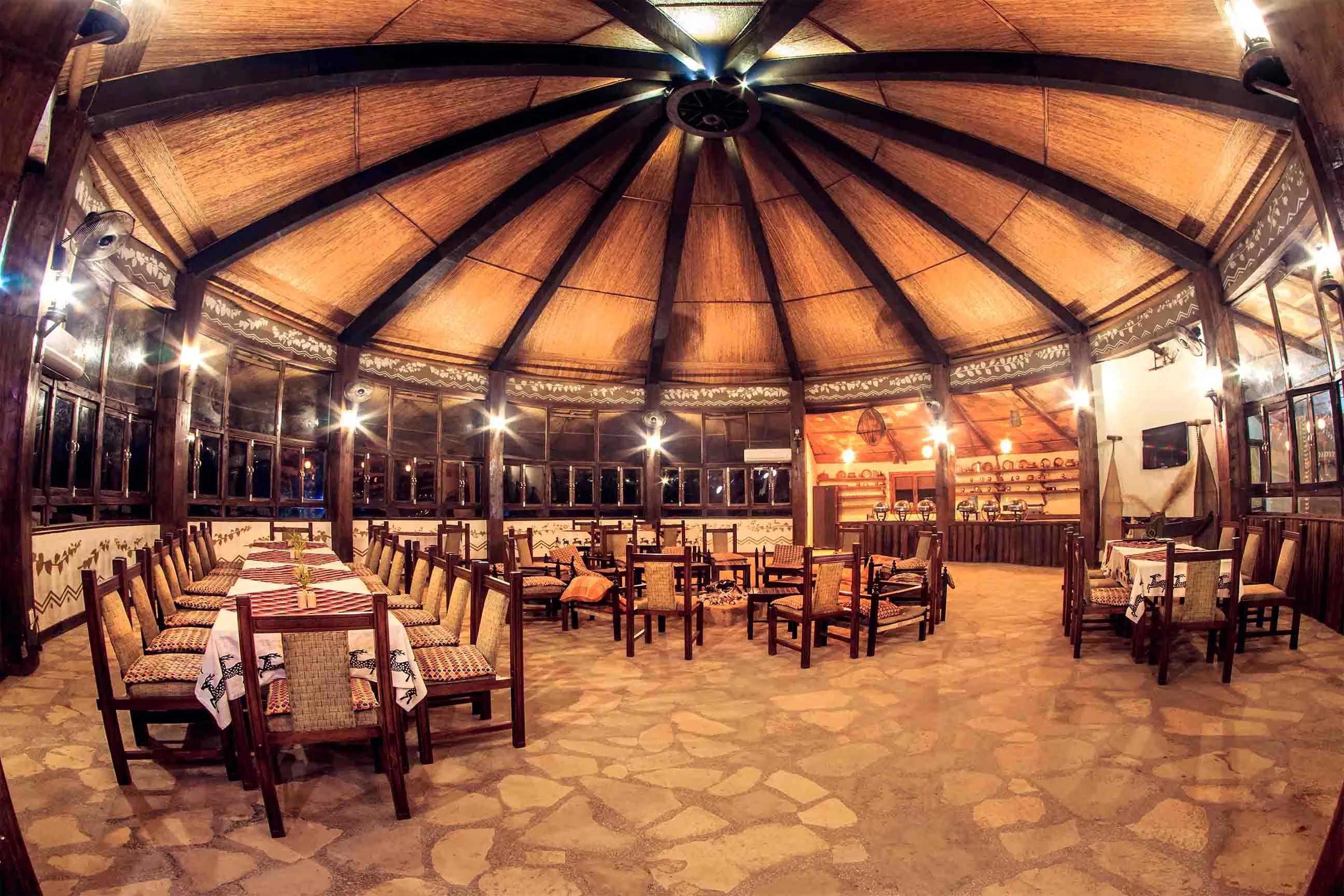 Dinner served at Green Jungle Resort
